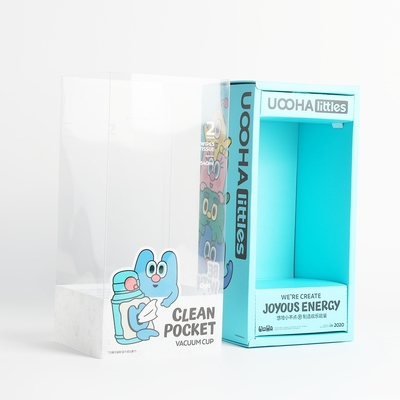 Купить Custom CMYK Print Ivory Board Toys Packaging Box с прозрачной крышкой online manufacture