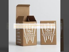 Tuck End Paper Box Packaging Mailer Box Silk Screen Printed Logo With Handle Design