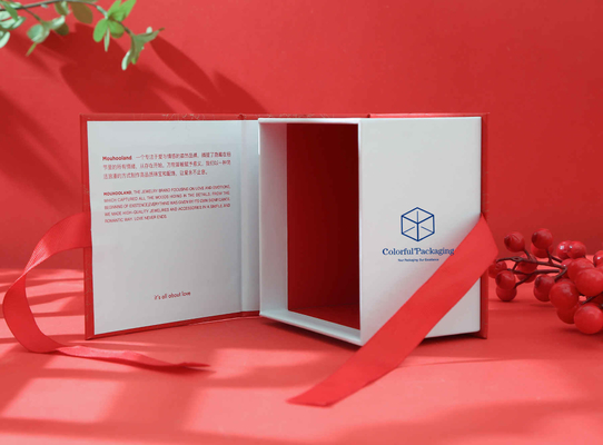 OEM Logo Маленький картонный ящик для ящиков Бумажные ювелирные изделия Подарочная упаковка Сдвижная коробка