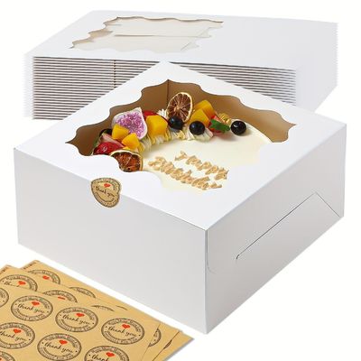 Жироустойчивая бумажная оконная коробка для упаковки хлеба пищевой почтовый ящик и линейка EPE пены