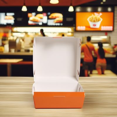 Бумажная коробка для упаковки продуктов питания по индивидуальному заказу, переработанные материалы