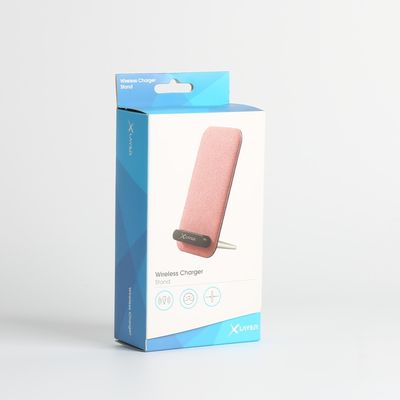 Покрытая бумага сверху и снизу обратный тук Белый ящик для картона Беспроводное зарядное устройство Подарочная упаковка в цвете CMYK