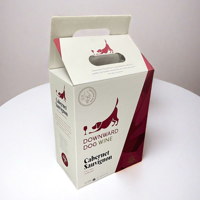 Белый карточный картон Tuck Mailer Boxes For Eyelash Packaging Custom Hot Stamping Logo
