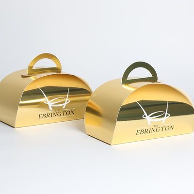 Водонепроницаемая золотая нестандартная хлебная коробка для пищи