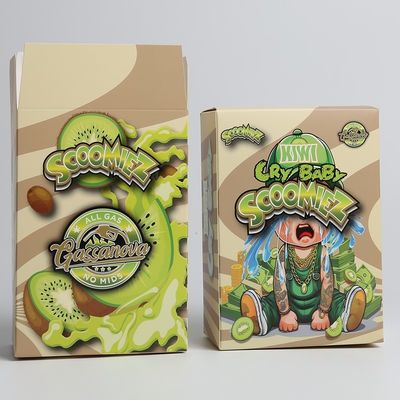 Бумажная упаковка с самостоятельной упаковкой с двойной боковой лентой